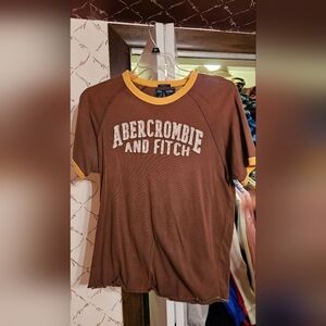 Vintage Abercrombie & Fitch Brown T-Shirt